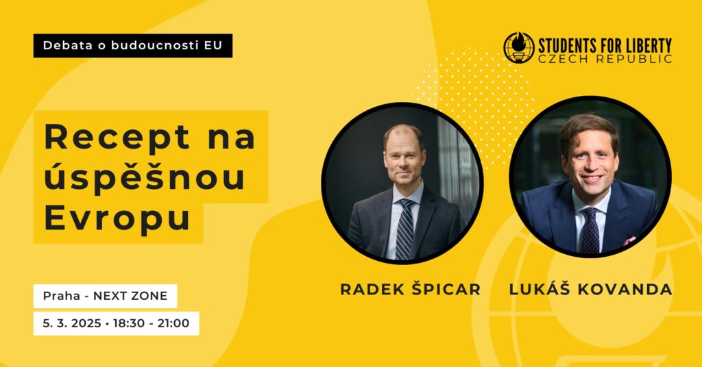 Students for Liberty - Radek Špicar a Lukáš Kovanda, Praha 2025